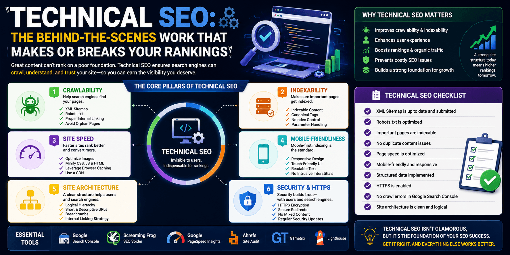 Technical SEO: The Behind-the-Scenes Work That Makes or Breaks Your Rankings