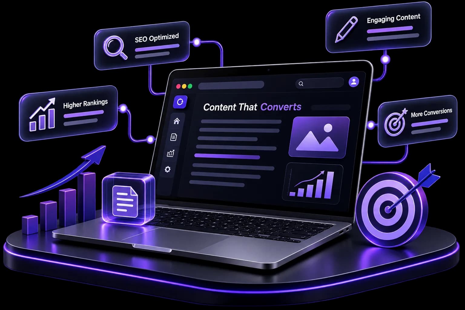 PROFESSIONAL DIGITAL MARKETING SERVICES illustration