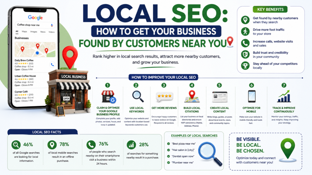 Local SEO: How to Get Your Business Found by Customers Near You