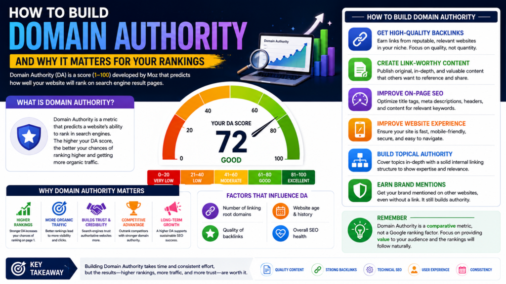 How to Build Domain Authority and Why It Matters for Your Rankings