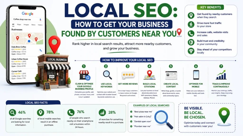 Local SEO: How to Get Your Business Found by Customers Near You